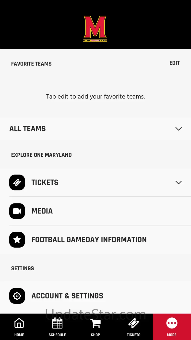 Maryland Athletics 3.1.0