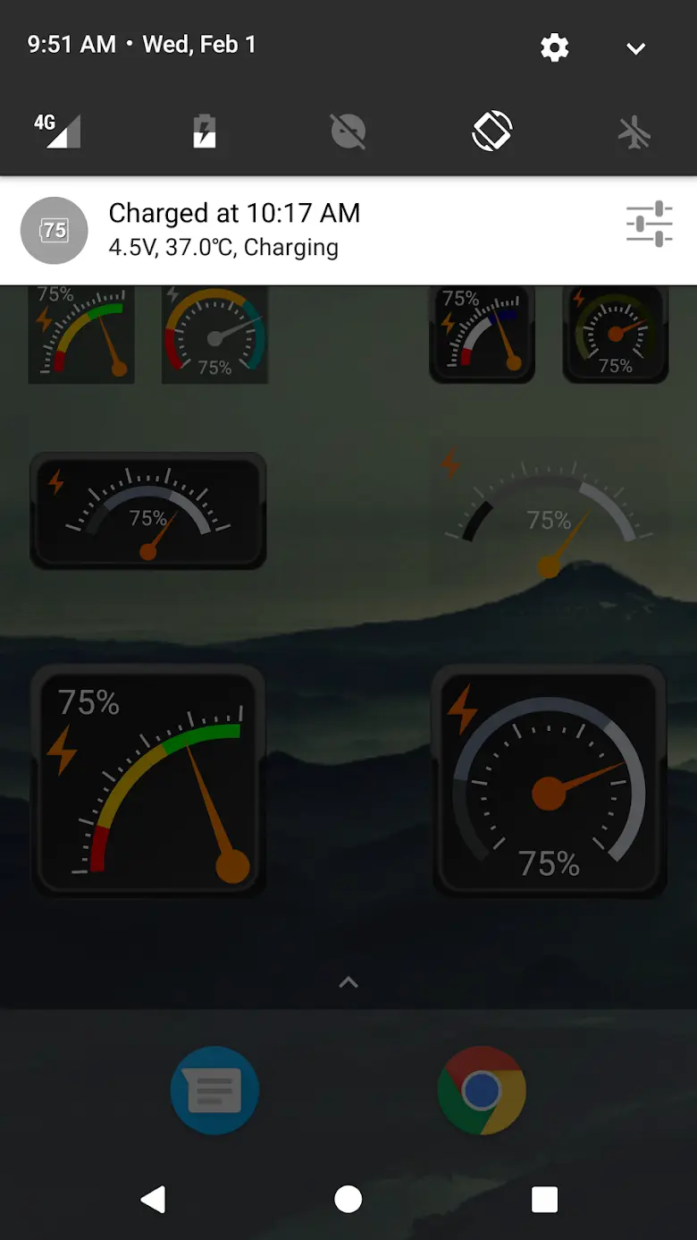 Gauge Battery Widget 7.0.4