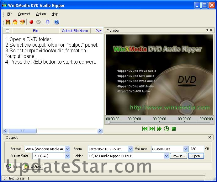 WinXMedia DVD Audio Ripper 4.38