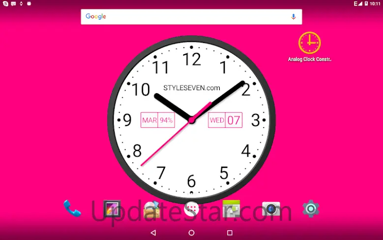 Light Analog Clock-7 6.6