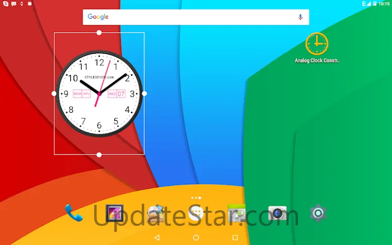 Light Analog Clock-7 6.6