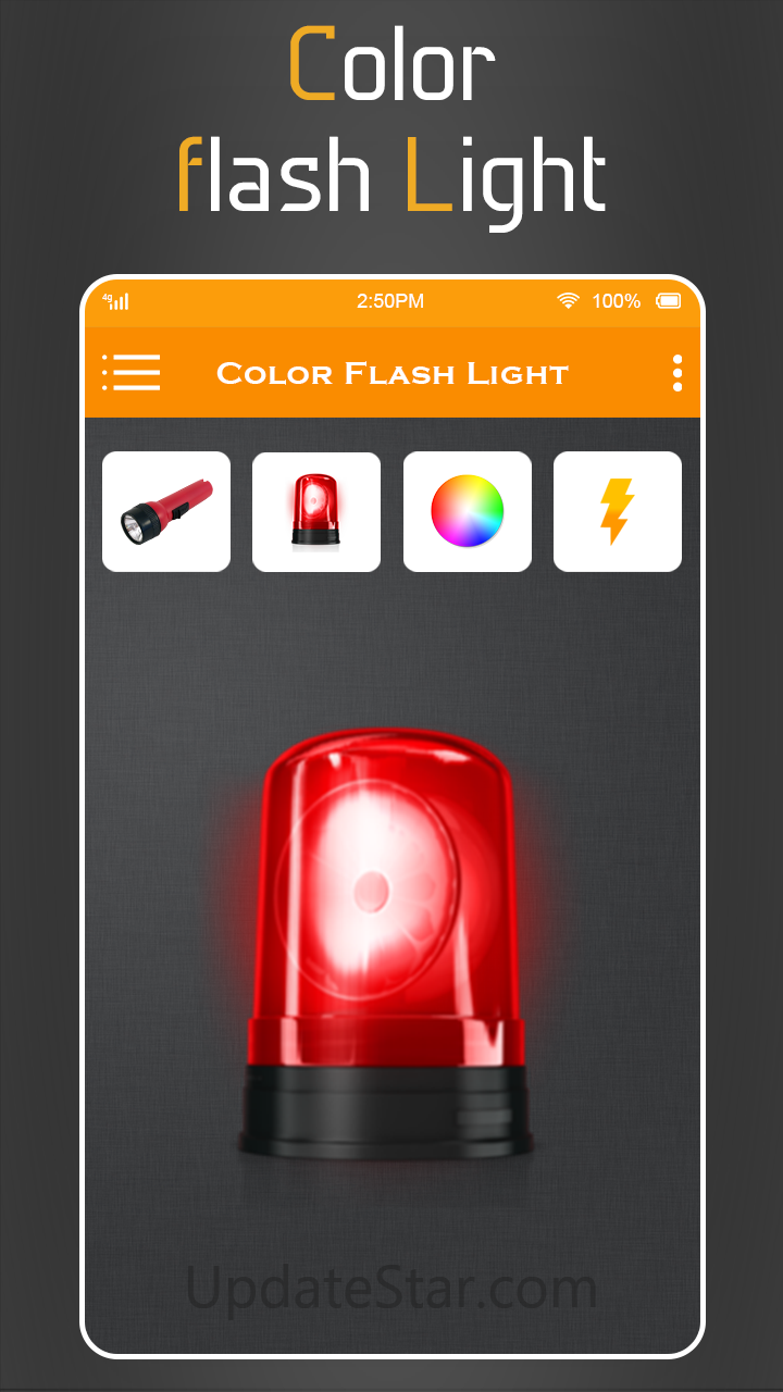 Color flash light : Torch LED  2.1
