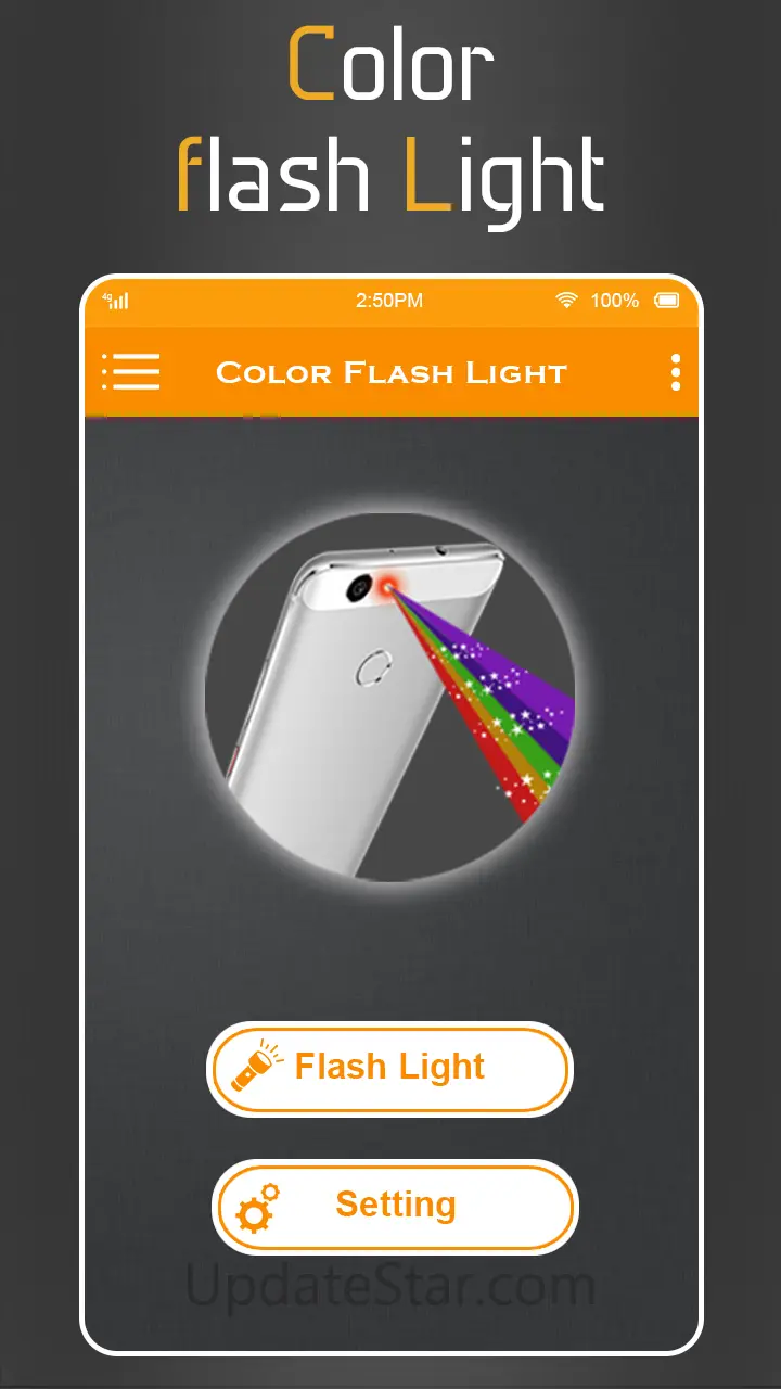Color flash light : Torch LED  2.1