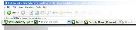 Security Toolbar 5.7.2.2