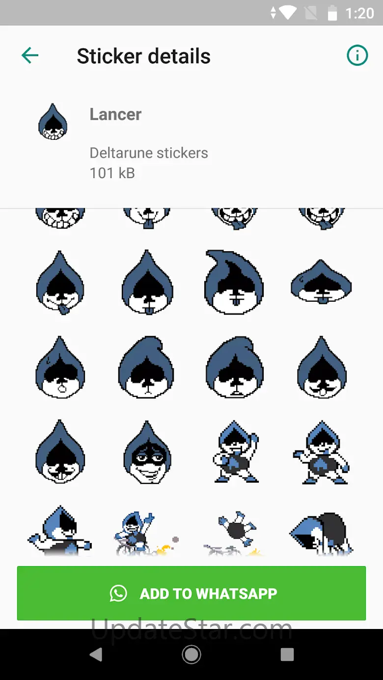 UNDERTALE WhatsApp Stickers 1.2