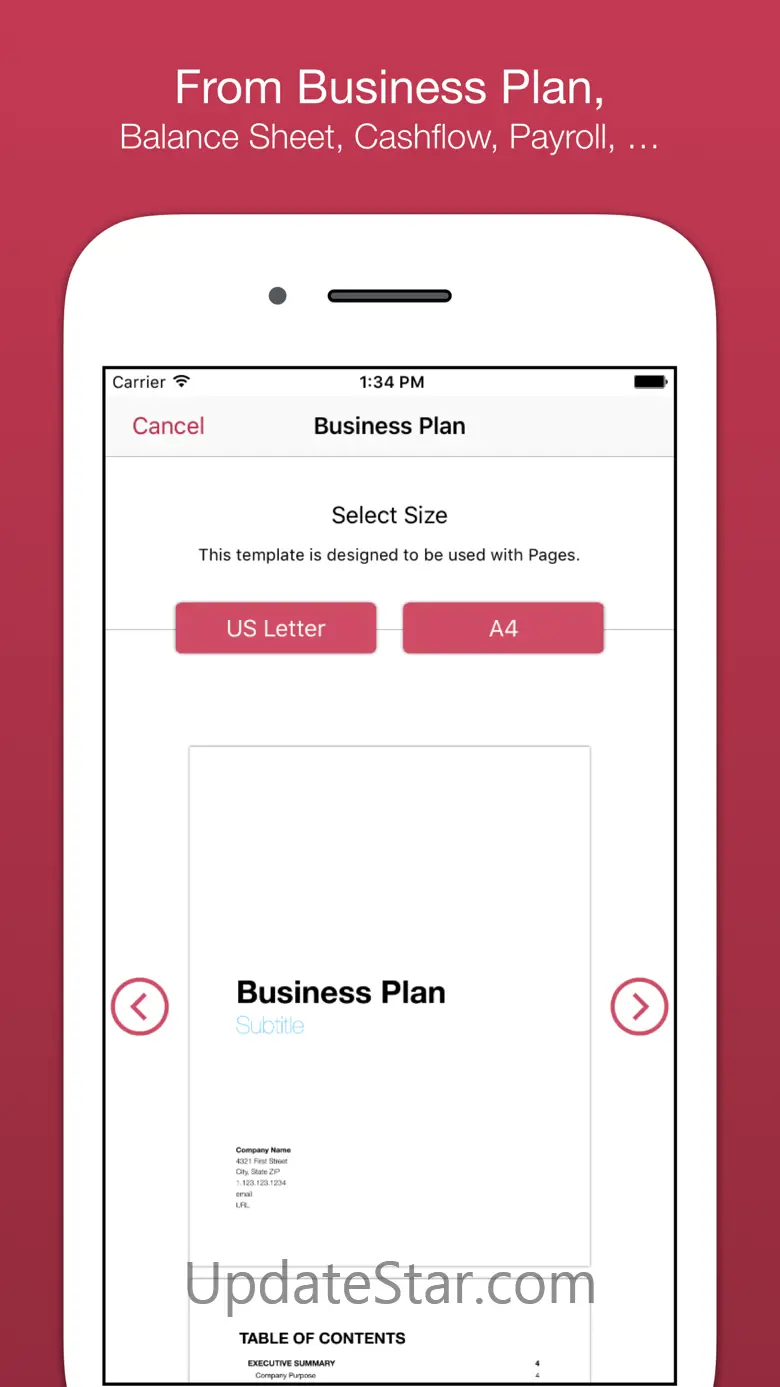 Business Templates for Pages 3.2.0