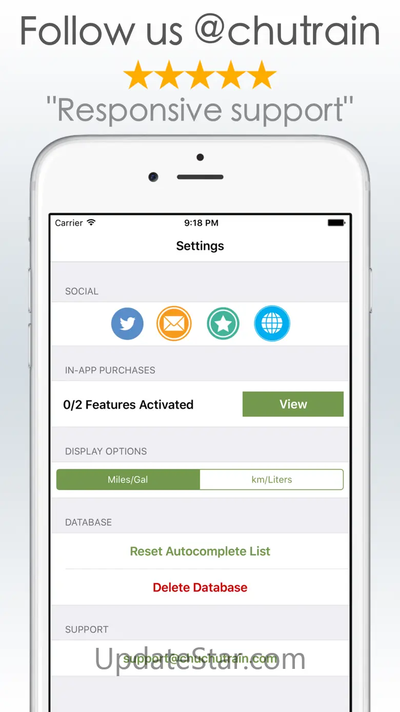 Gas Mileage Calculator and Log 1.3.0