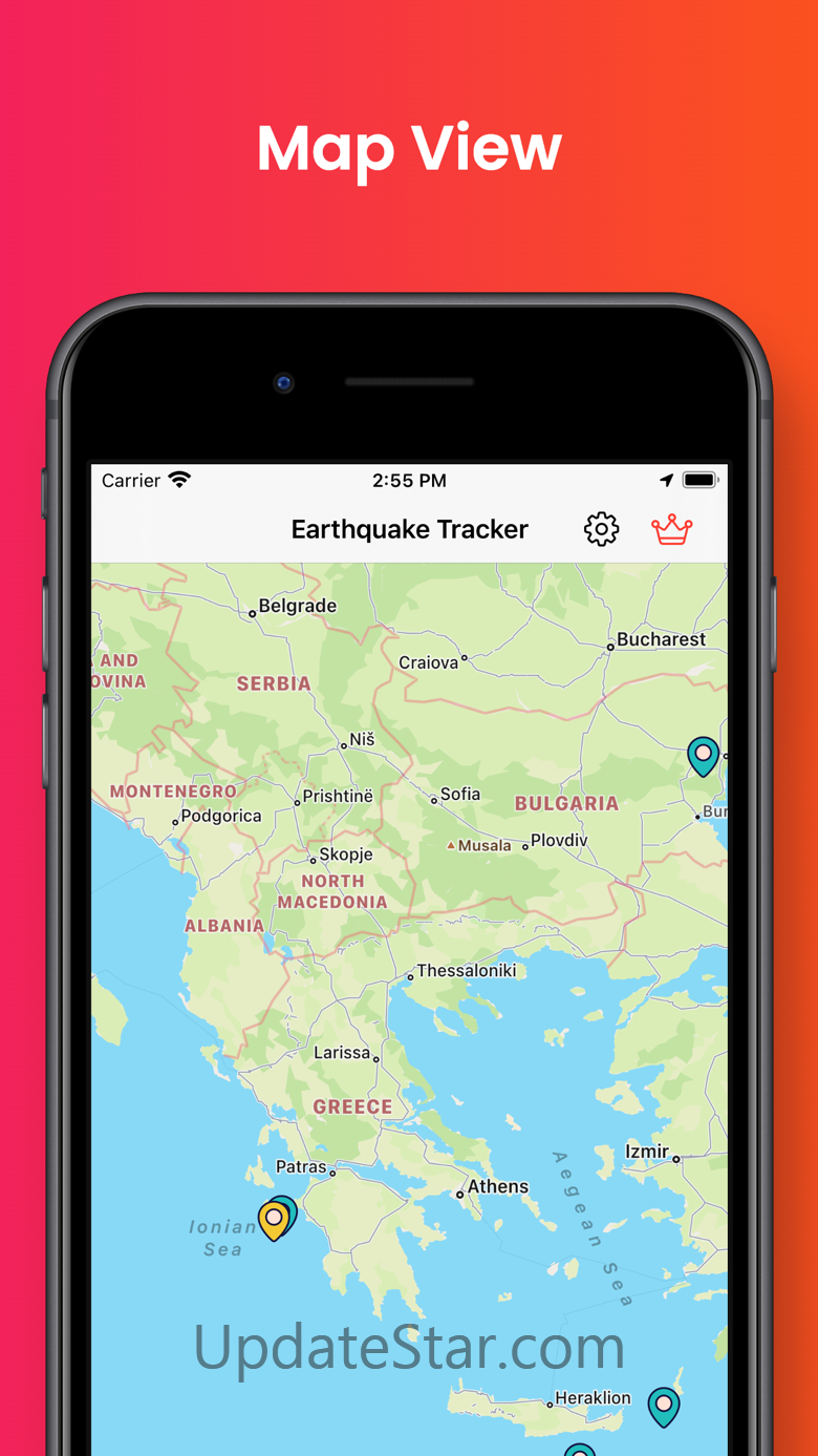 Earthquake Tracker - Alert 6.4