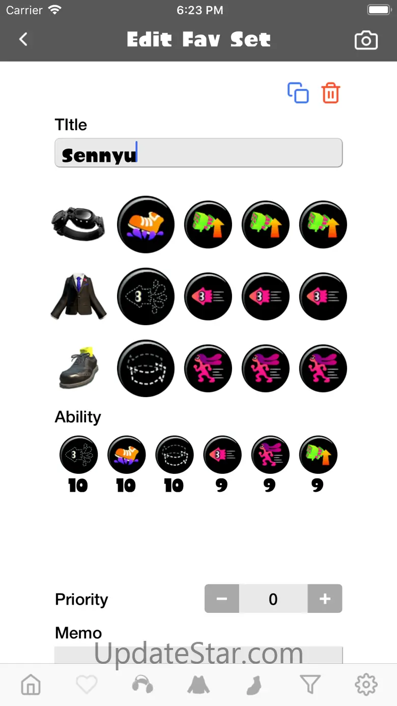Gear DB for Splatoon 2 1.2.22