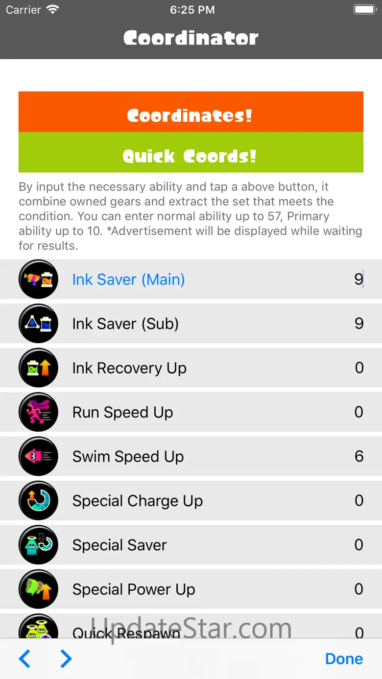 Gear DB for Splatoon 2 1.2.22