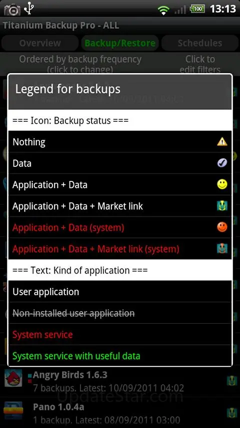 Titanium Backup (root needed) 8.4.0.2
