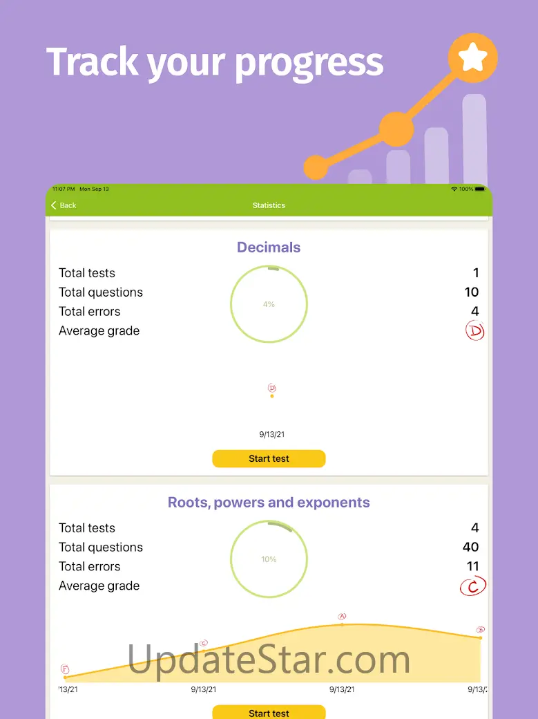 Math Tests: learn mathematics 2.0.7