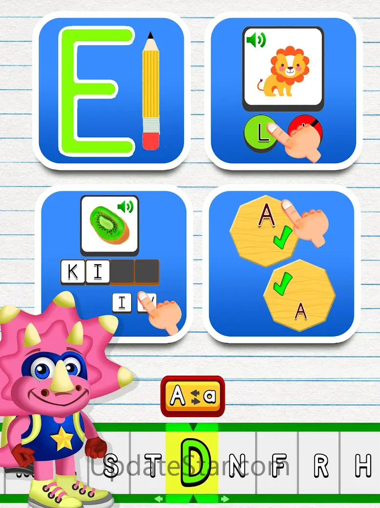 ABC Dinos: Kids learn to read 2.52
