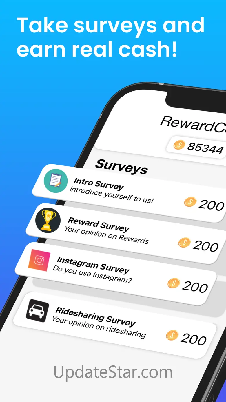 RewardCoins - Surveys for Cash 1.21