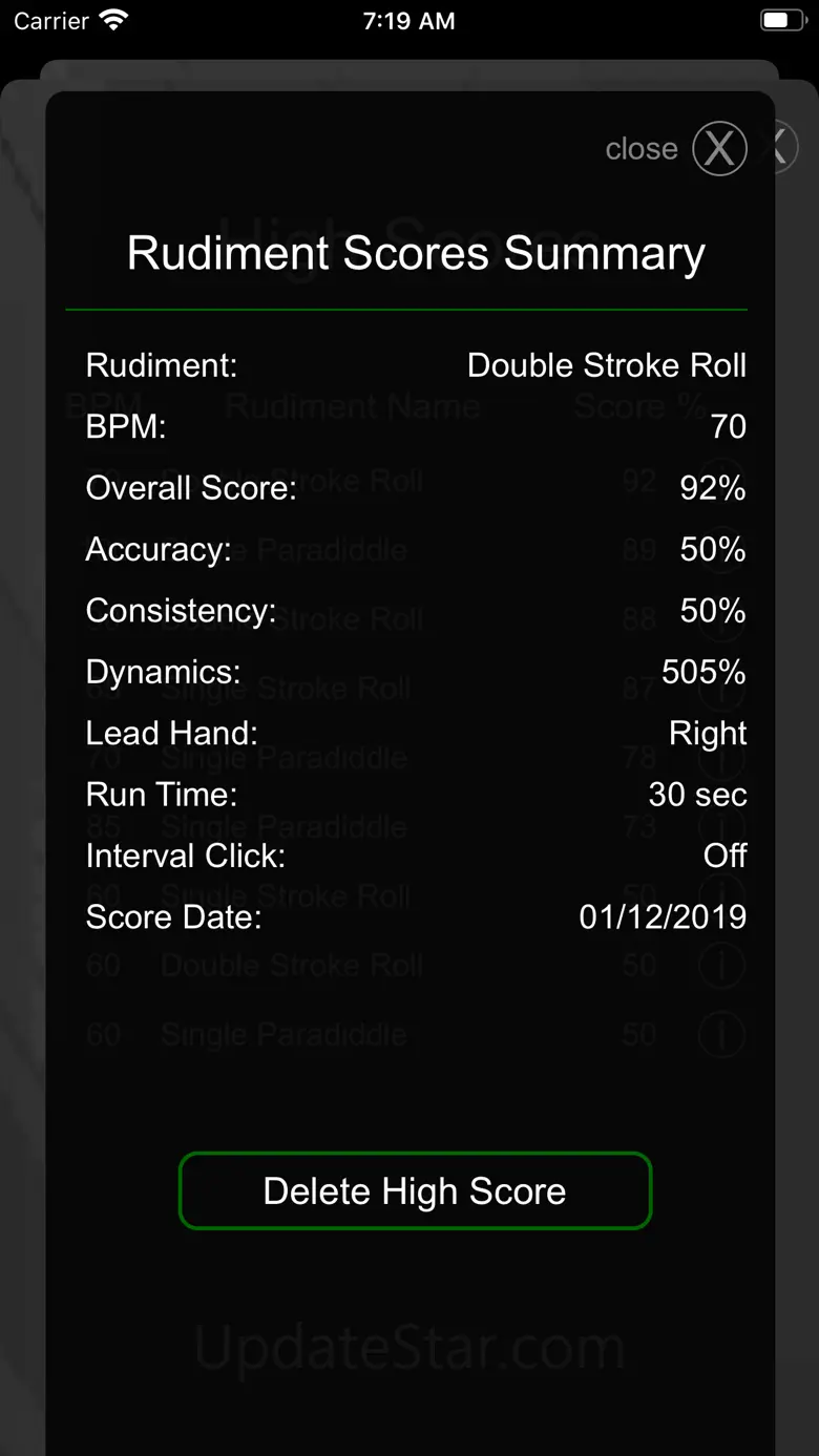 Drummer ITP - Rudiment Trainer 2.5