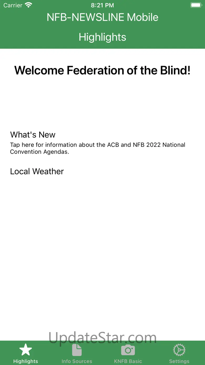 NFB-NEWSLINE® Mobile 3.1.1