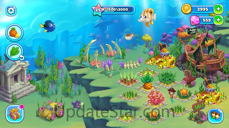 Aquarium Farm: mermaid story 1.33