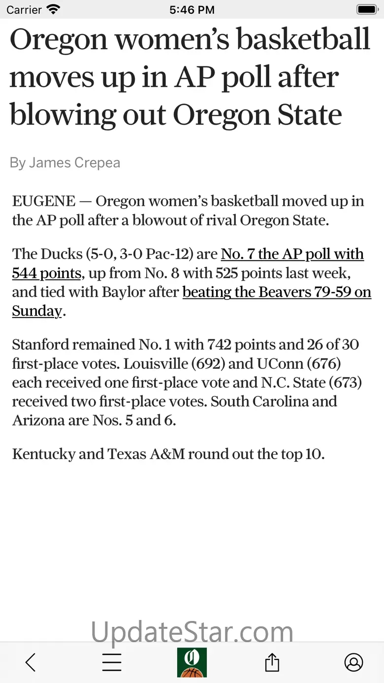 Ducks Basketball News 4.4.13