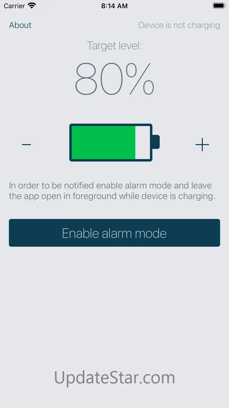 Battery Care Alarm 2.10