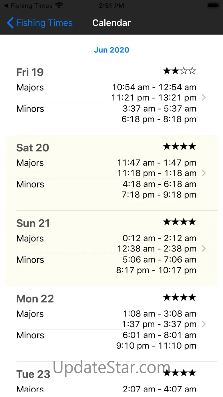 Fishing Times Pro 3.1.0