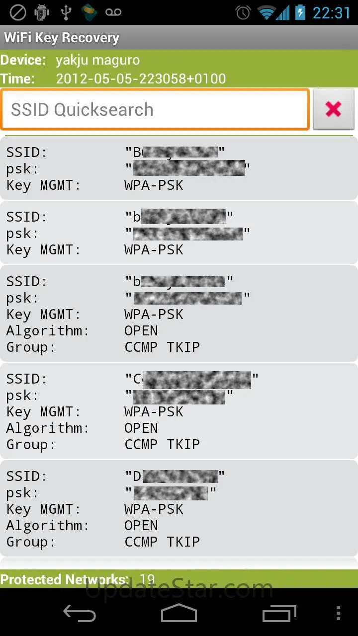WiFi Key Recovery (needs root) 0.0.8