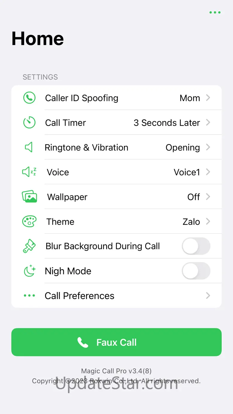 Magic Call Pro: Simulate Call 3.5