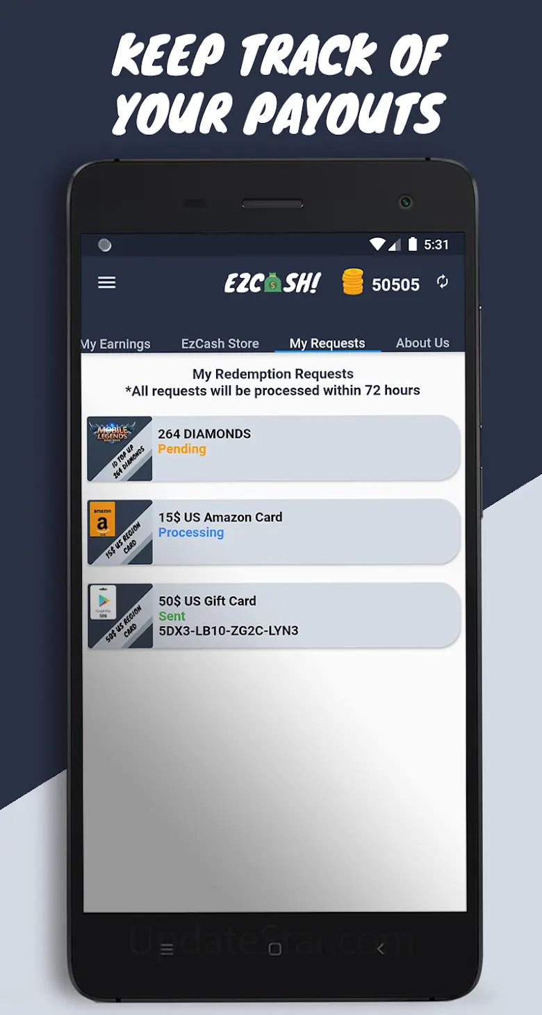 EzCash GiftCards & Games Topup 2.1.4