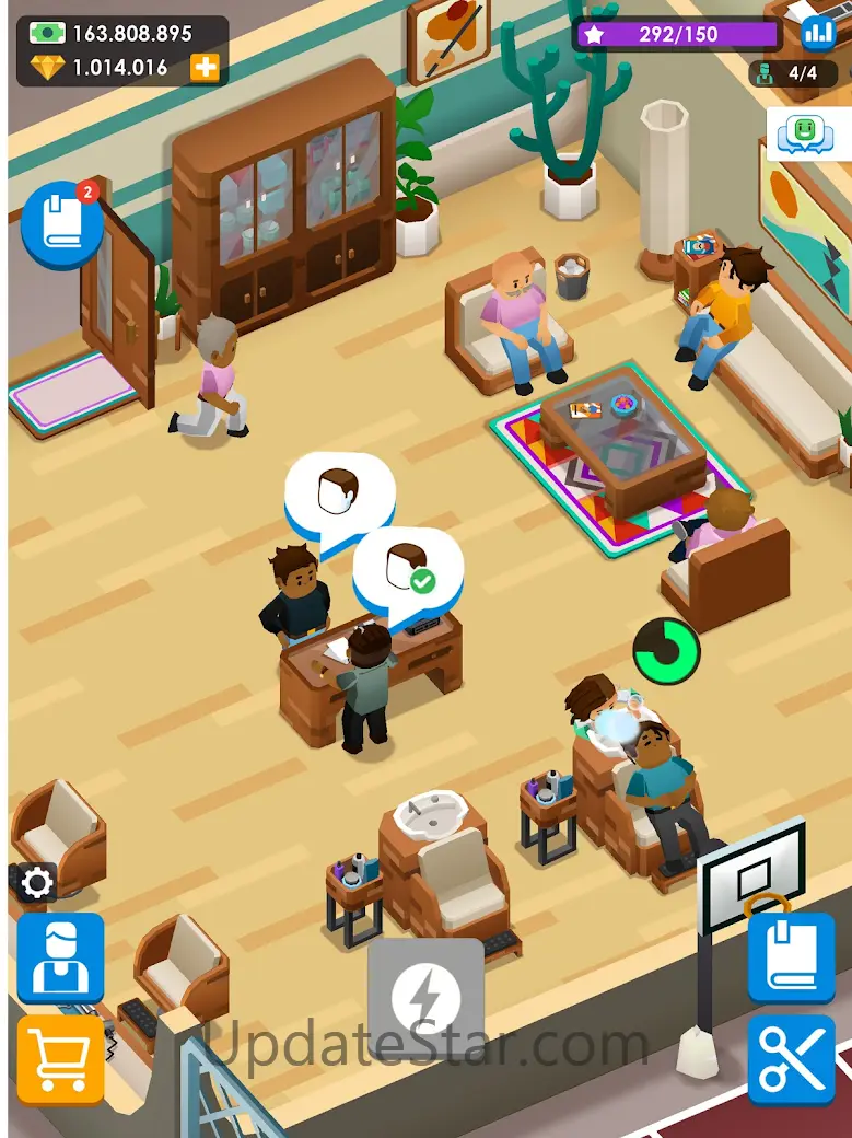 Idle Barber Shop Tycoon - Game 1.100
