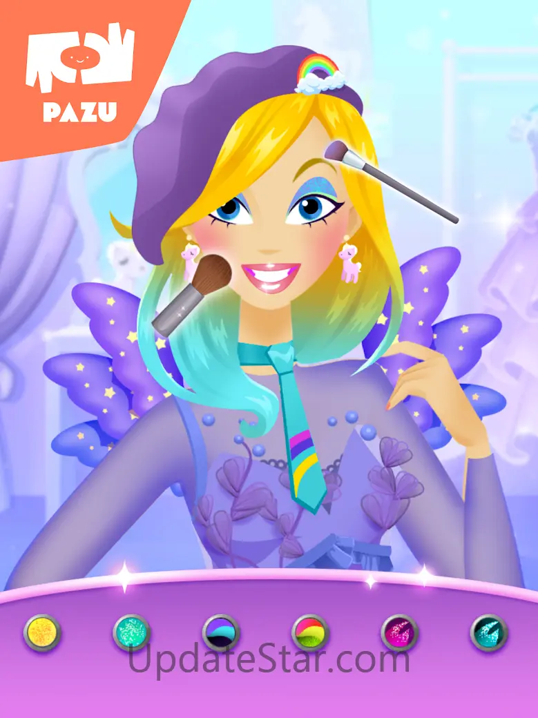 Makeup girls unicorn dress up 1.25