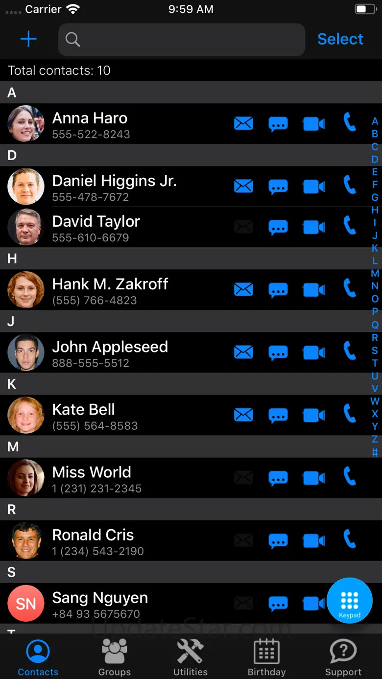 Edit Contact Pro 6.5