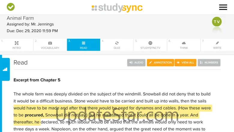 StudySync 6.3.0