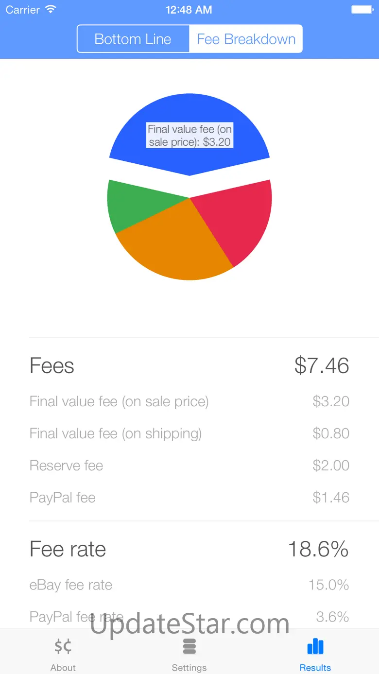 Salecalc for eBay Calculator 0.8.1