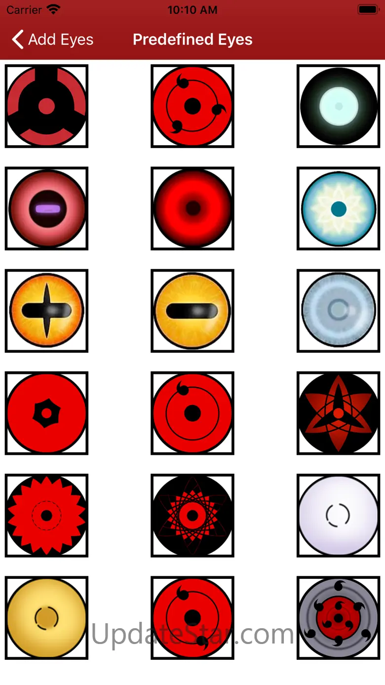 Sharingan Eye - Change Color 2.0