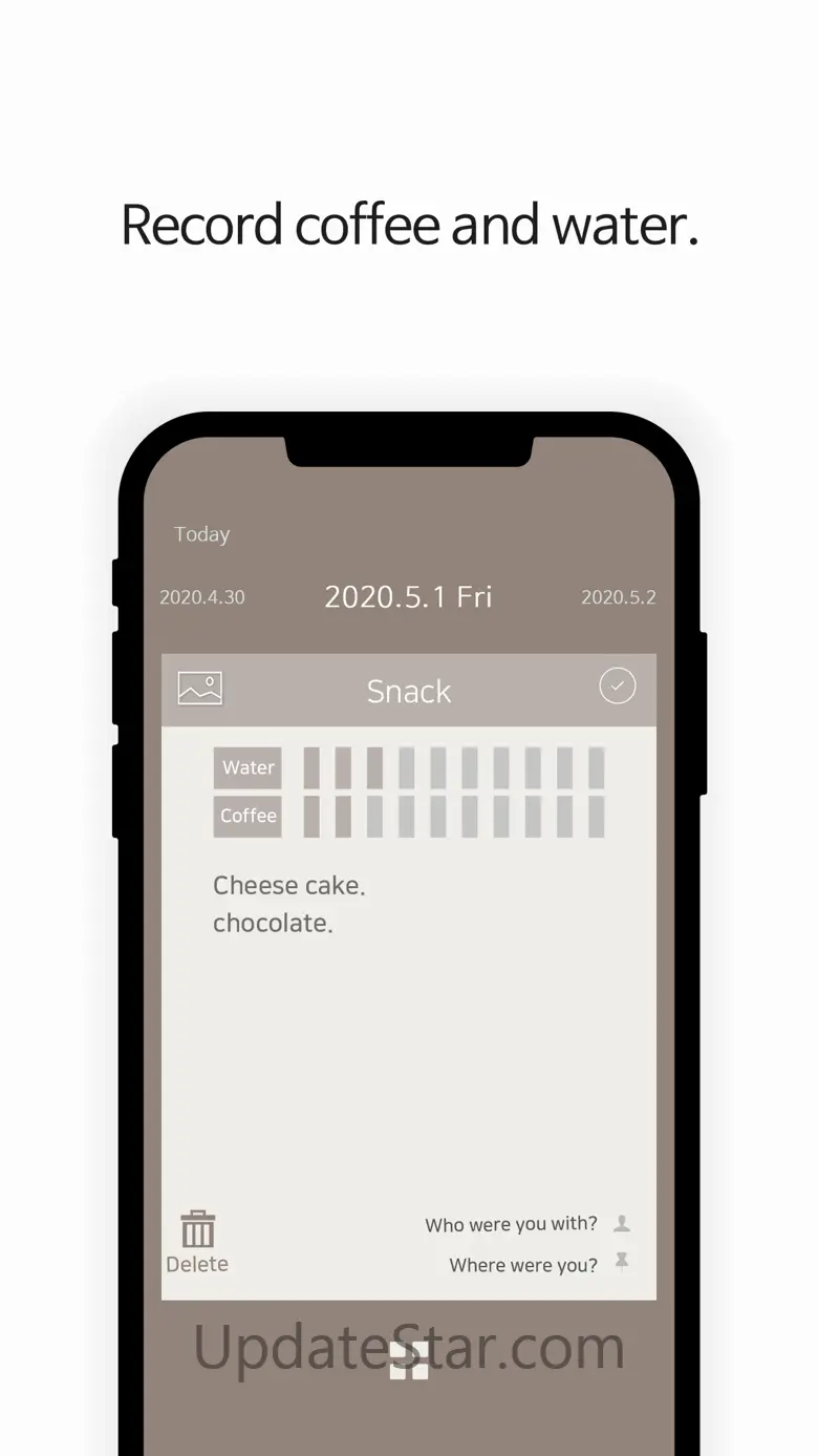 Dining Note: Simple Diet Diary 1.2.6