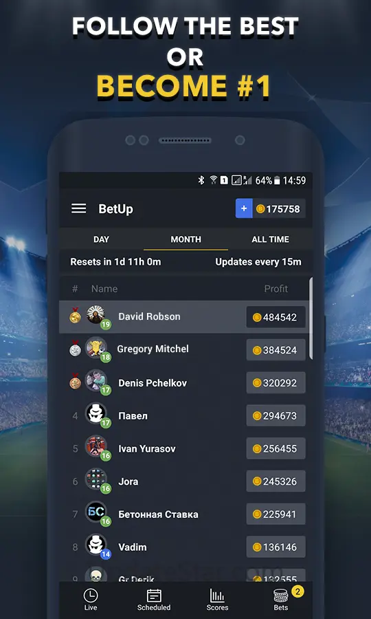 Sports Betting Game - BETUP 2.1.6
