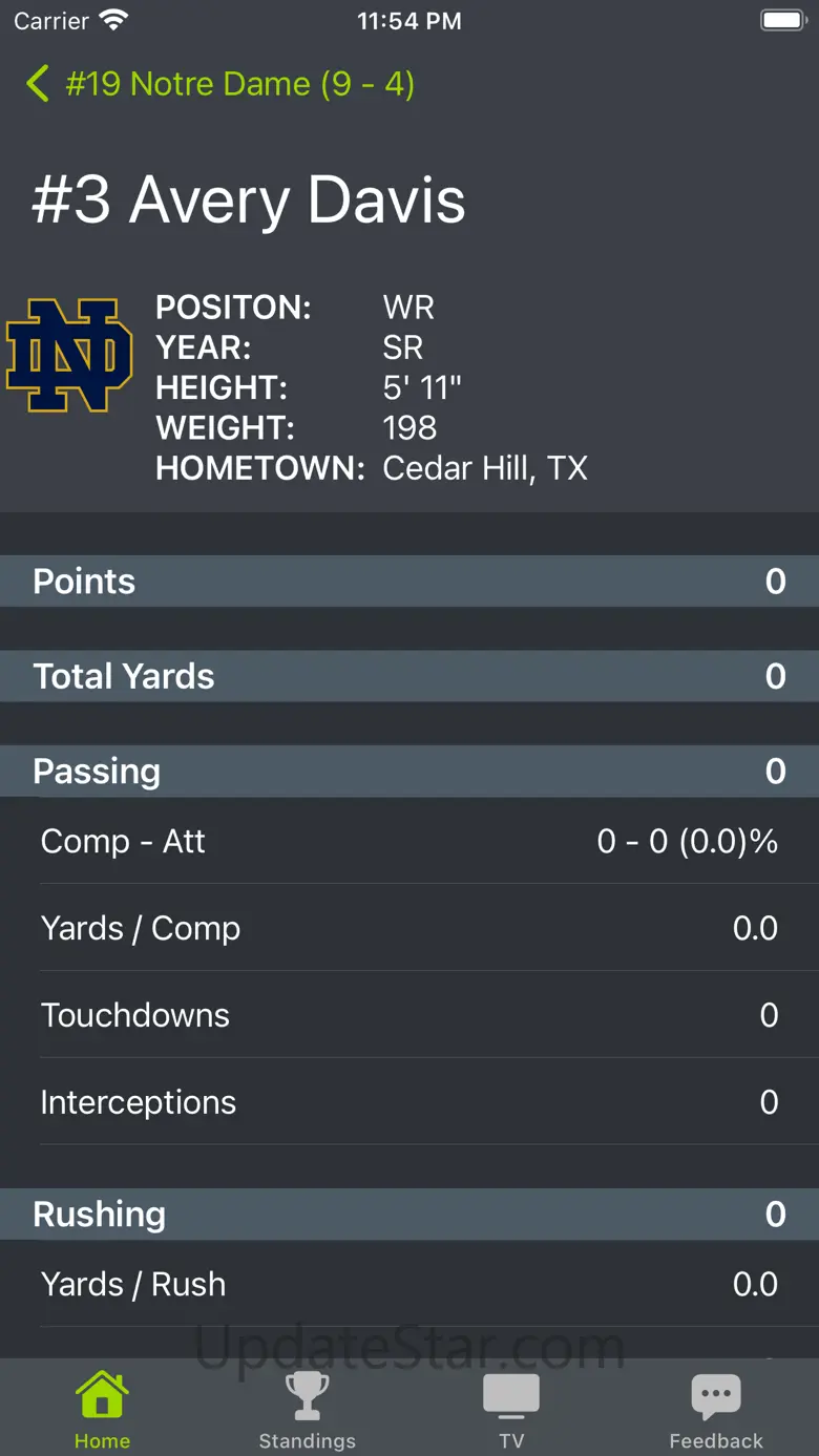 Notre Dame Football 5.2.0