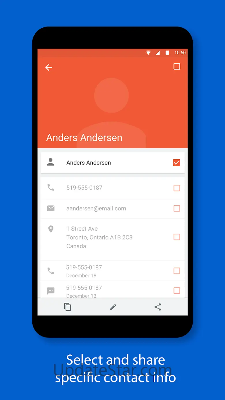 BlackBerry Hub+ Contacts 2.2511.2