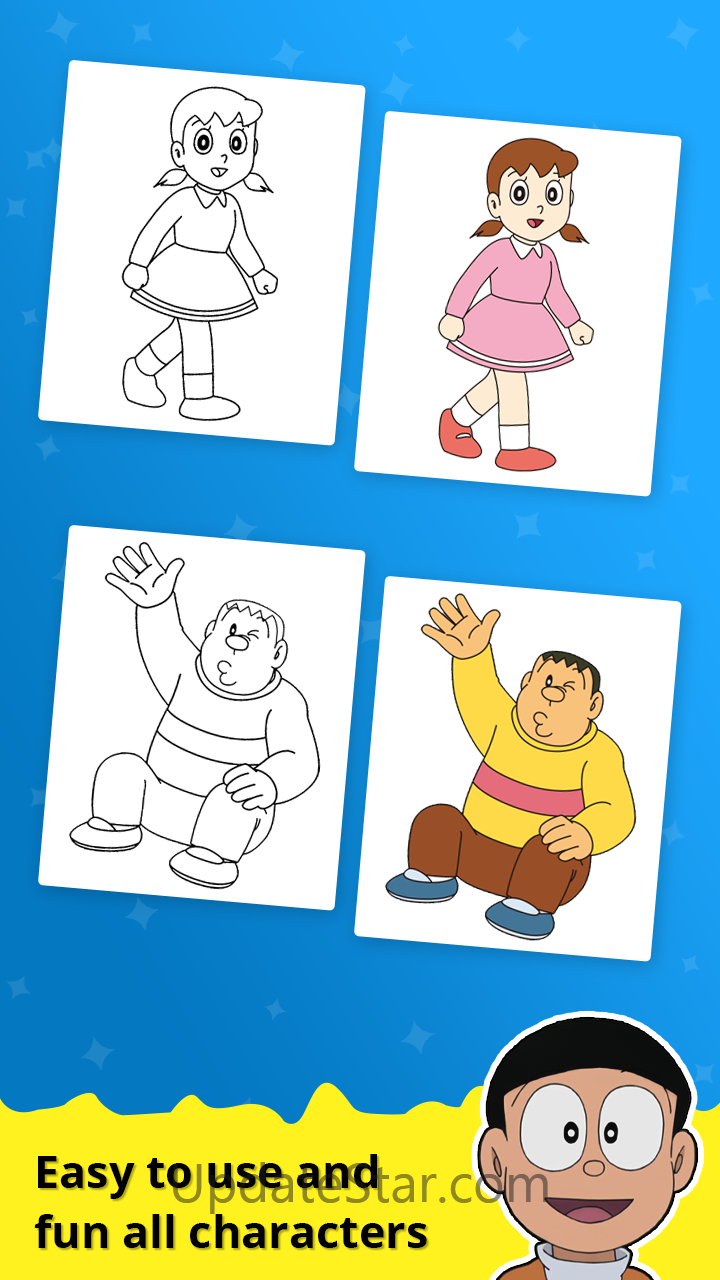 Doramon Cartoon Colouring Book 6.2