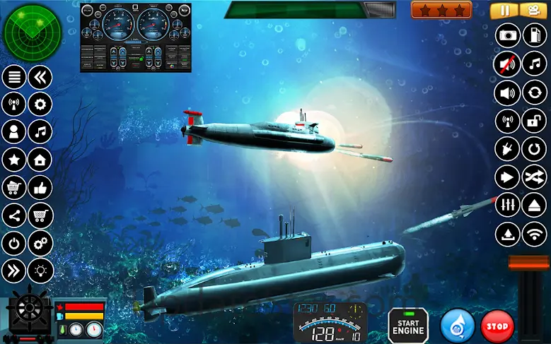 Submarine Navy Warships battle 3.0