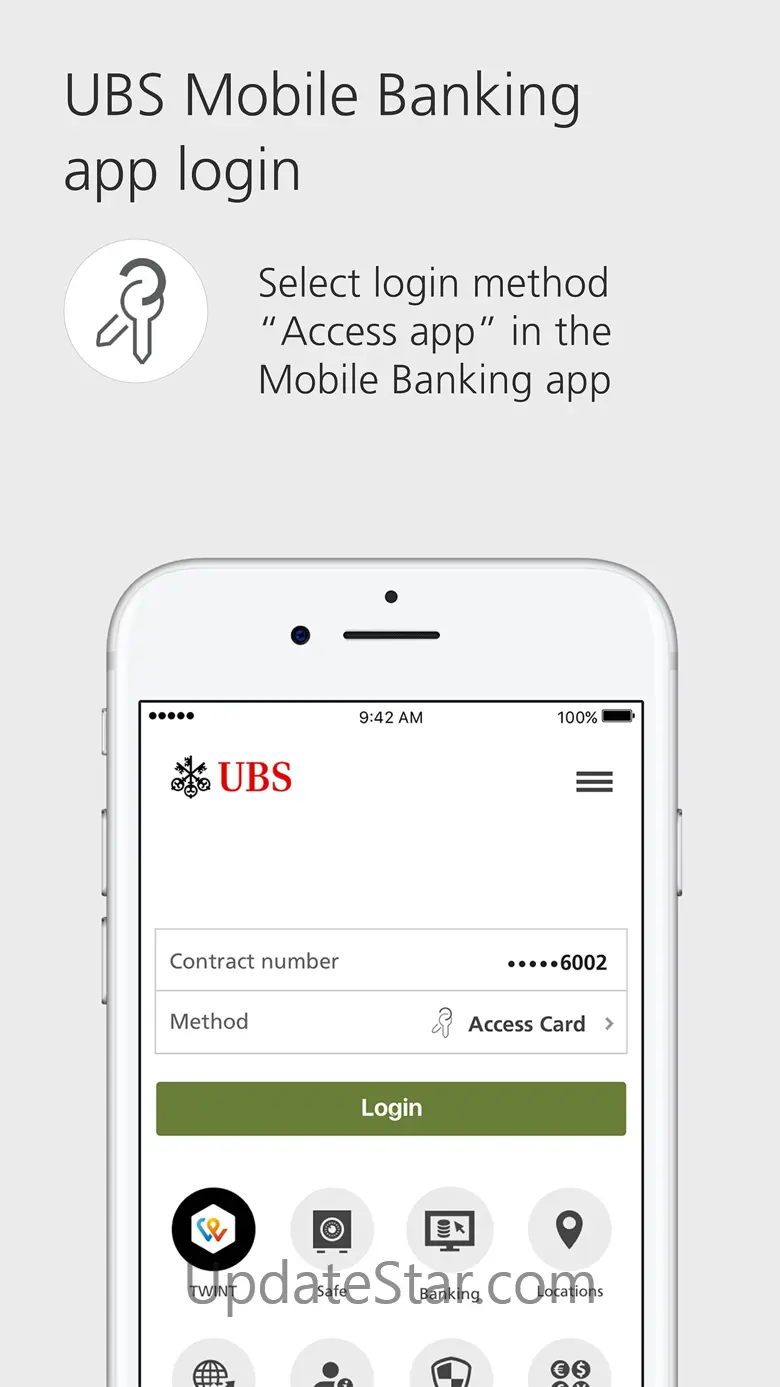 UBS Access – secure login 6.4.0.20