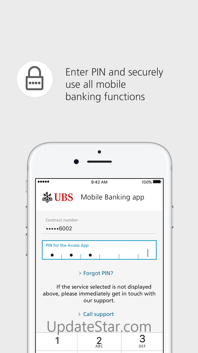 UBS Access – secure login 6.4.0.20