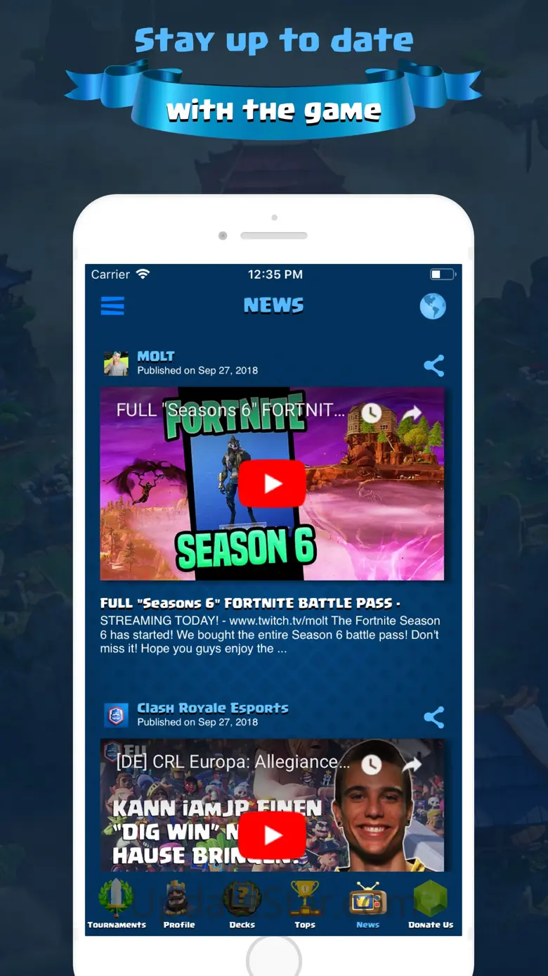 Stats & Tools for Clash 1.6.1