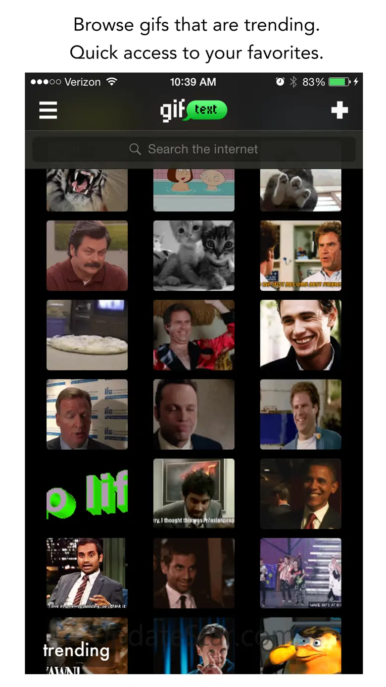 gif text : animated sms messaging and memes 4.5