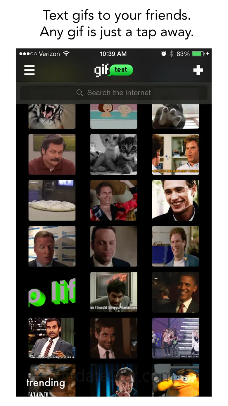 gif text : animated sms messaging and memes 4.5