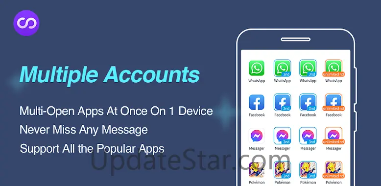 Multiple Accounts: Dual Space 5.1.1