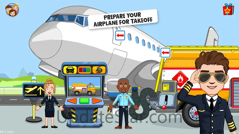 My Town Airport games for kids 7.02.02