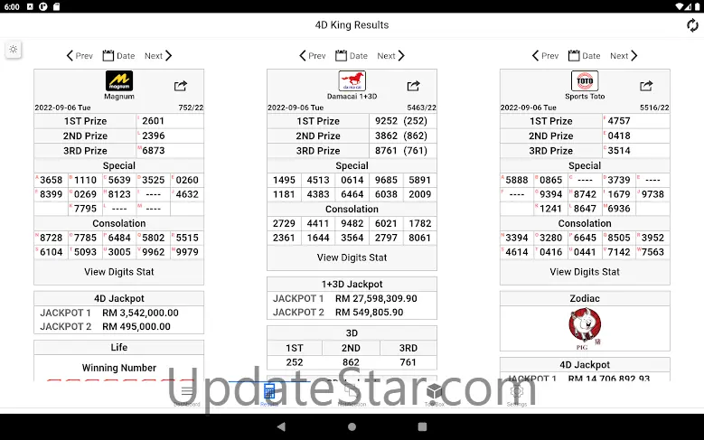 4D King Live 4D Results 5.560