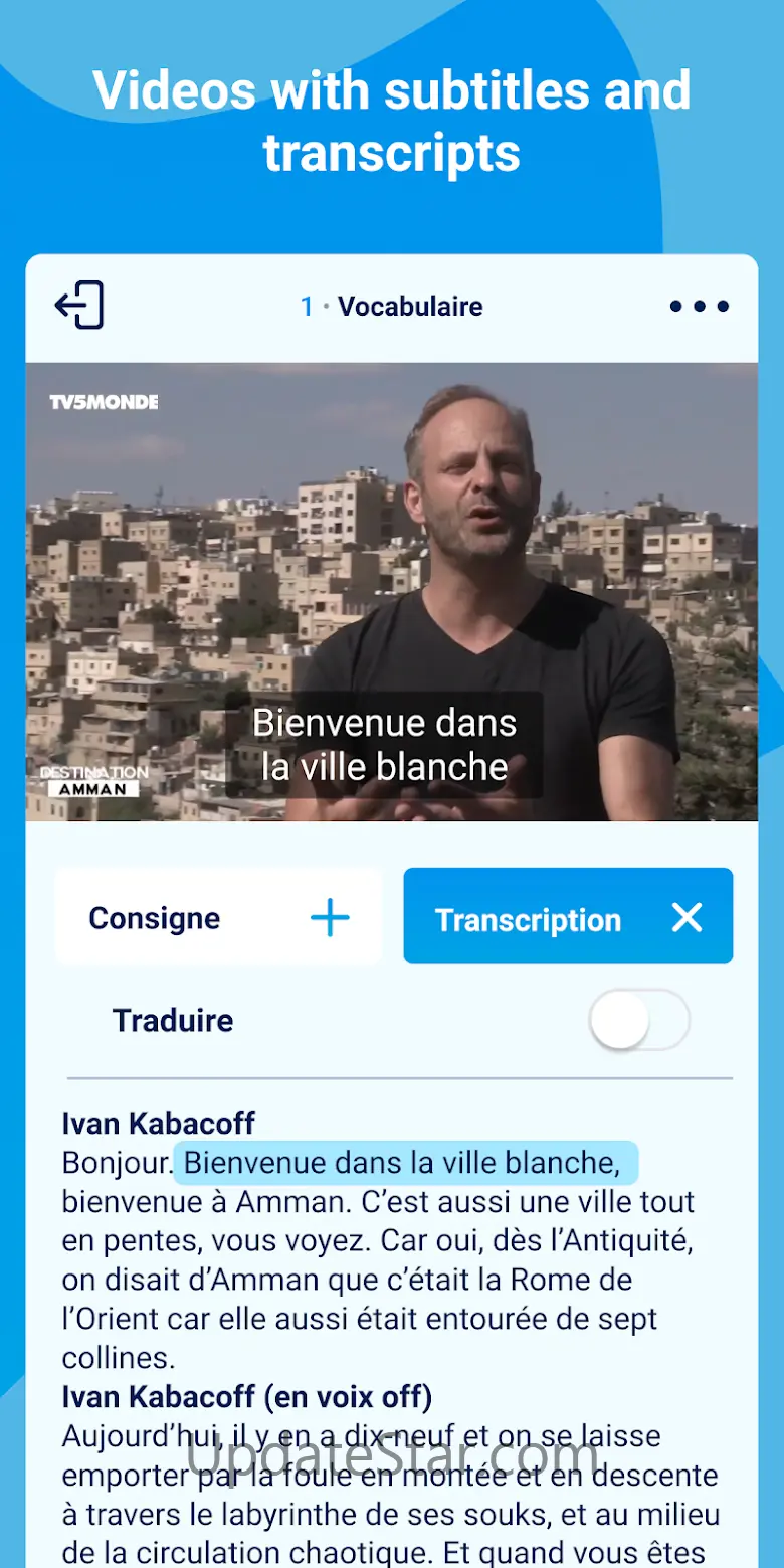 TV5MONDE: learn French 6.1