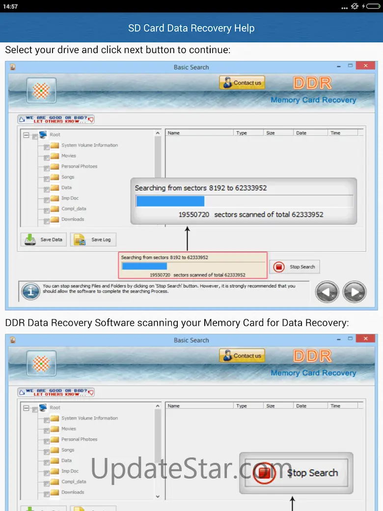 SD Card Data Recovery Help 3.6