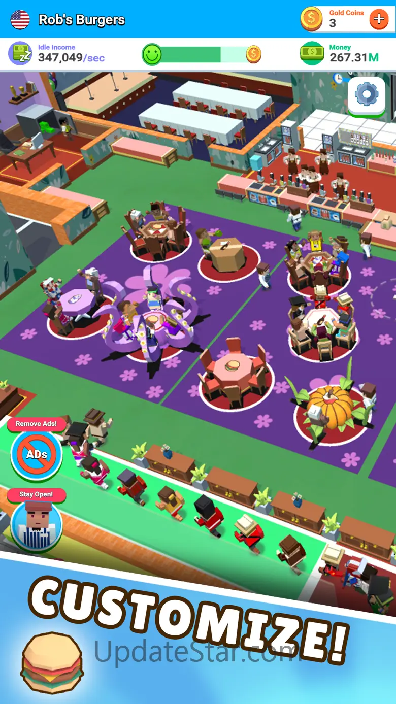 Idle Diner: Restaurant game 69.1.250